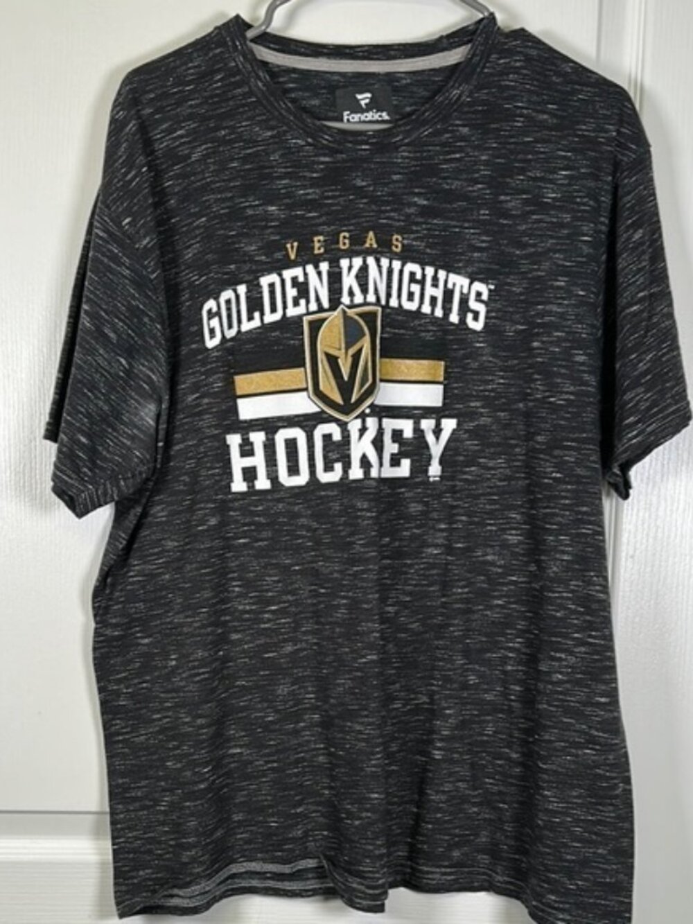 Fanatics NHL Vegas Golden Knights VGK Hockey Gray Shirt Size XL EUC #SP-015